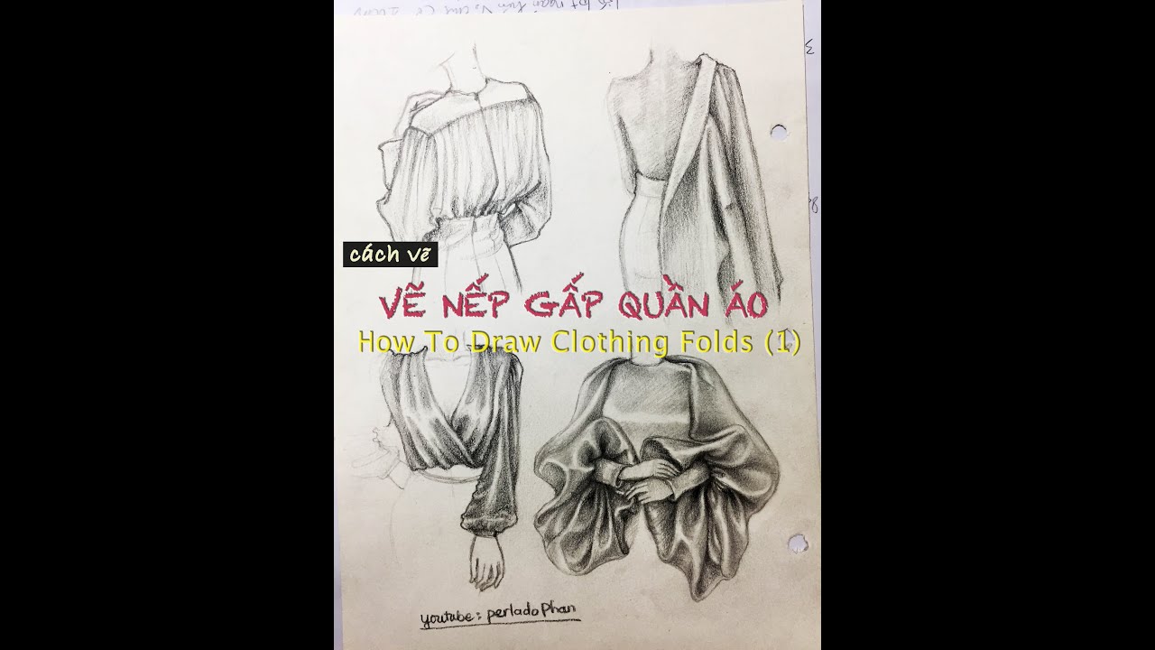 Vẽ Nếp Gấp Quần Áo/ How To Draw Clothing Fold (1) - Youtube