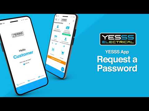 YESSS App - Request a Password