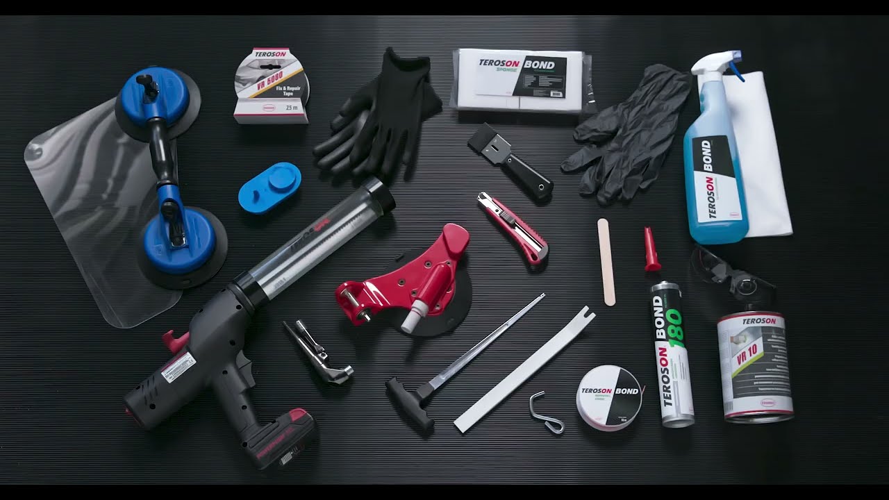 Teroson Bond 180 True Primerless Windscreen Adhesives - Application Video