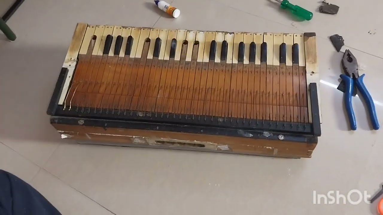 हार्मोनीयम की हवा टाइट फिटिंग कैसे करे। How to repair air tight fitting of harmonium l