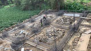 Detailed Procedure for Building Houses on Weak Geological Foundations Using Proper Techniques