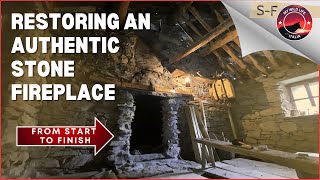 Restoring an Authentic Stone Fireplace: From Start to Finish