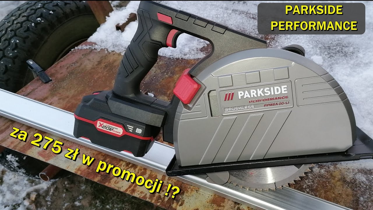 Pilarka do stali PARKSIDE PERFORMANCE na akumulator 20V PPMSA 20-Li A1, test w terenie