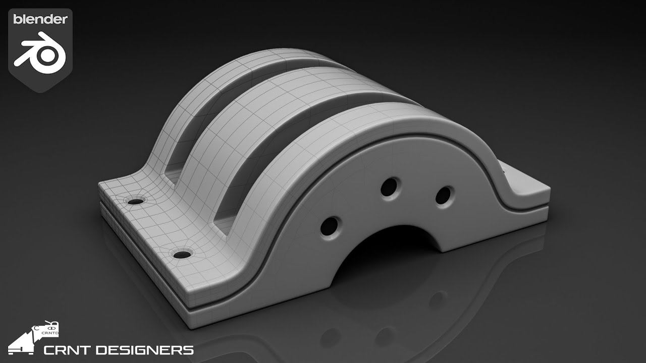 NH58 _ how to model this hard surface design _ blender modeling - YouTube