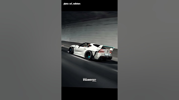 Muzyka i auto! Toyota Supra MK5 Targa LBWK Budda od SE7EN