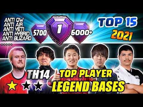 Must Use 5700 - 6000+ Top Player Top 15 Best th14 Legend trophy base / Anti 2 Star / Clash of clans