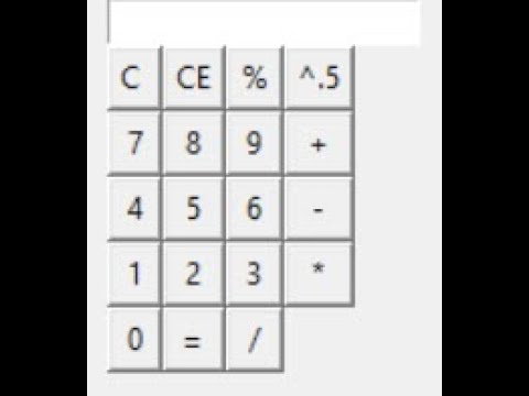 Calculator project with python tkinter