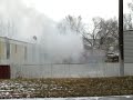 Mobile home fire off Bullion Road