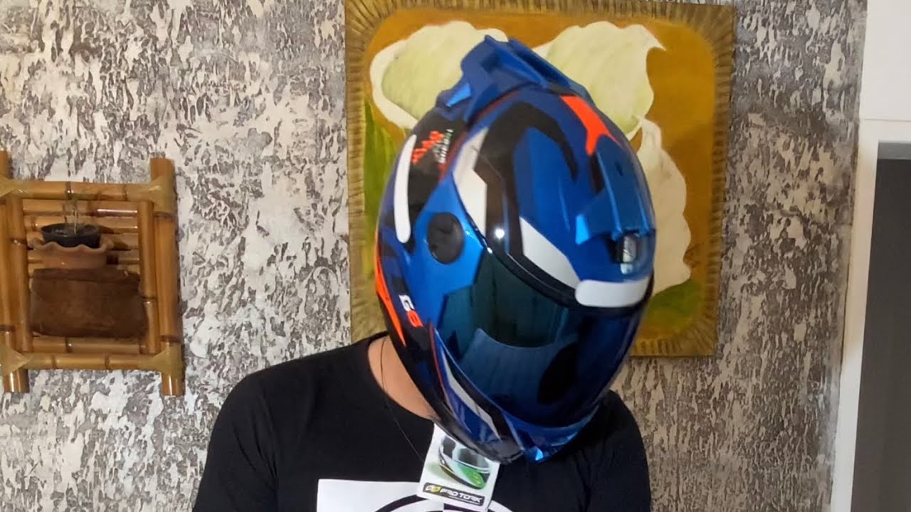 Capacete NOVO??? 😱 PRO TORK G8 EVOLUTION EVO AZUL (Natan Lemos)