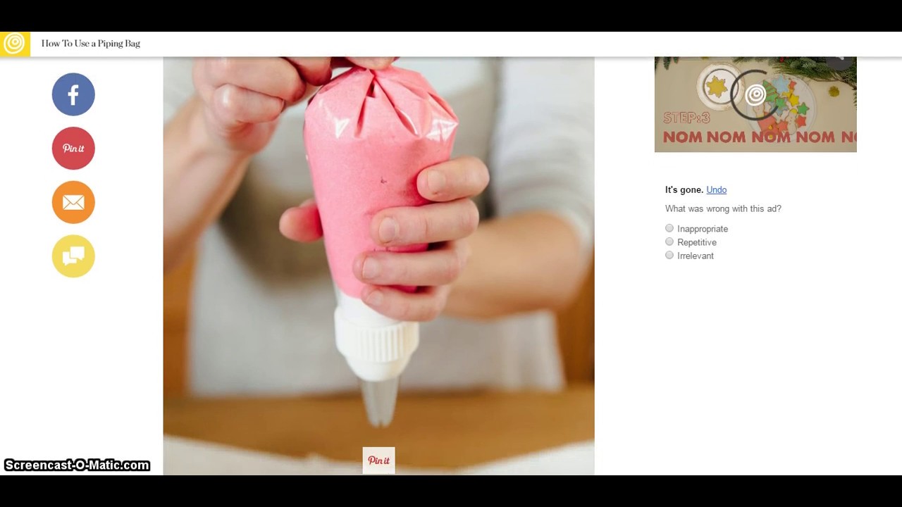 NEW 2017 HOW TO USE A PIPING BAG YouTube