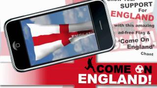 Come On England! Flag - iPhone / iPod Touch / iPad App screenshot 1