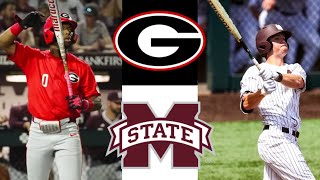#5 Georgia Vs #4 Mississippi State Game Highlights College Baseball