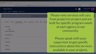 006D HMIS Editing an Enrollment and Adding Services