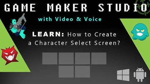 Game Maker Studio: How to Create a Character Select Screen?