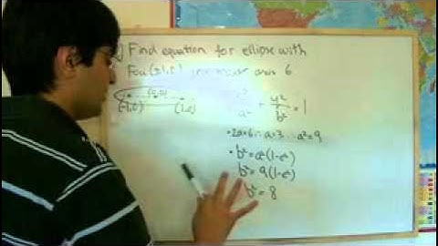 ActSup Conics Video 13 Ellipse Problem 4 mpeg4