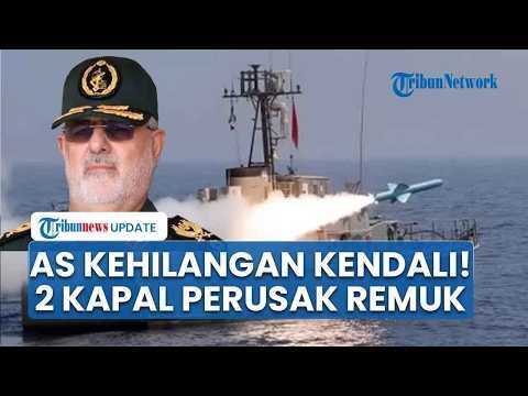 Drama Selat Hormuz: 2 Kapal Perusak AS Dipaksa Mundur & Drone Rp3,5 Triliun Hilang! thumbnail