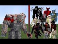 REDSTONE GOLEM vs ALL GOLEMS | minecraft mob battle