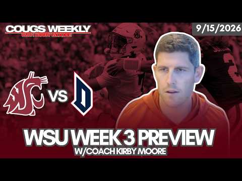 WSU Football Showing "Resilience" ahead of Week 3 vs Duquesne w/HC Kirby Moore | Cougs Weekly