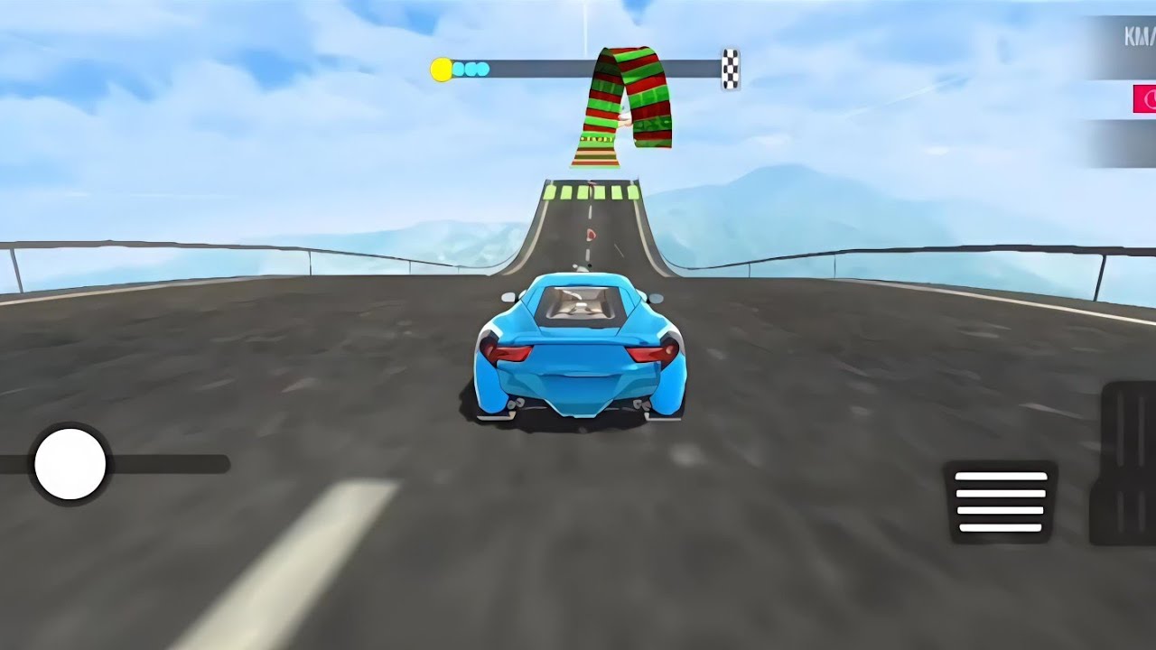 Ferrari 458 VS Lamborghini Car Racing Master Sky Impossible Stunt Car Driving