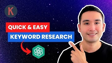 Easiest Way To Do Keyword Research With ChatGPT 😌