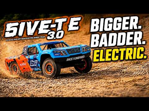 New Losi 5ive-T E 3.0 is BIGGER. BADDER. ELECTRIC!