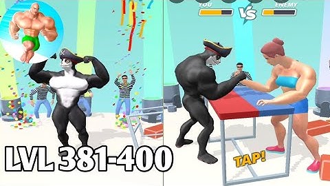 Muscle Rush  | Level 381-400 Gameplay Walkthrough Part 20 (Android, iOS)