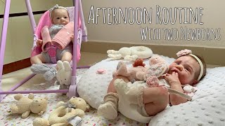 Day In The Life With Two Babies🧸 How I Manage Two Newborns Feeding & Changing| emilyxreborns
