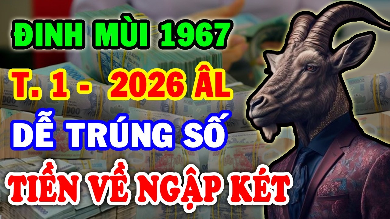 Bước Ngoặt Đại Vận Đinh Mùi 1967 Bất Ngờ TRÚNG LỚN 2 Lần Liên Tiếp Tiền về Cực Nhiều Đổi Đời  T.1 ÂL