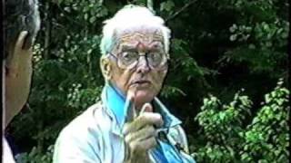 Roger Tory Peterson visits his Hometown Woods July 20 1991