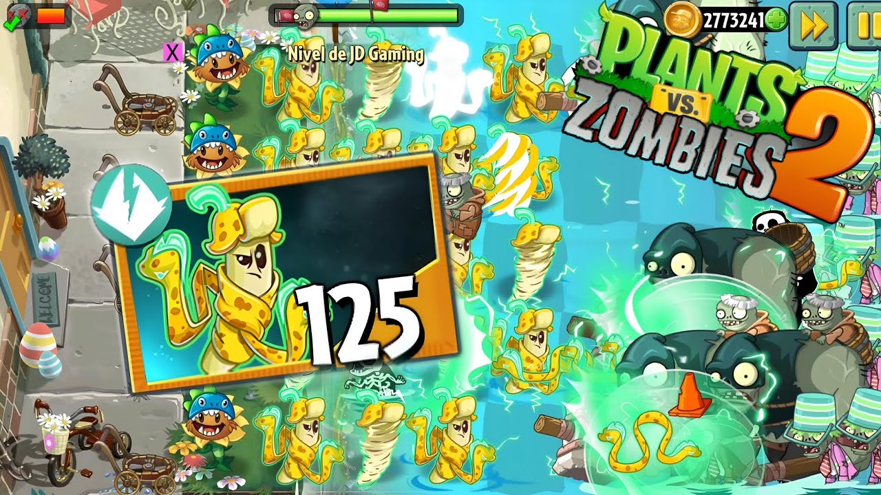 Jugando con BANANANGUILA, mi nueva planta | Plants vs zombies 2 - YouTube