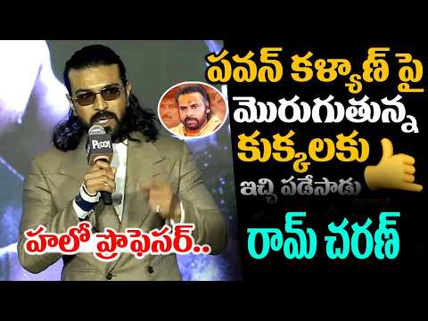 చరణ్ ఒక్కొక్కరికి  ఇచ్చిపడేశాడు 🔥👌 🔥👌Globar Star RAM CHARAN Powerful Speech @Delhi | Pawan Kalyan |