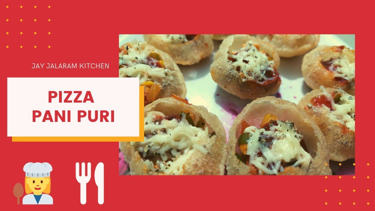 Pizza pani puri Recipe | પીઝા પાણીપુરી બનાવવાની  રીત સાંજનાં નાસ્તામાં બનાવો ટેસ્ટી પીઝાપુરી