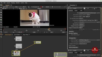 Natron VFX Add Multi Clips Play one by one