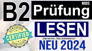 Projekt neu B2 | Goethe Zertifikat B2 Lesen | Leseverstehen B2 testen und trainieren #learning2024 by Speak German with Confidence 484 views 3 weeks ago 22 minutes