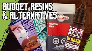 BUDGET Resins and ALTERNATIVES For Water Effects and More!