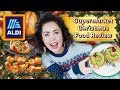 I Tried Eating ALDI CHRISTMAS Food For 24 HOURS! SO CHEAP! Haul & Review 2019