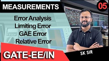 Lec 05 Error Analysis || Limiting Error || GAE Error || Relative Error || #Measurement