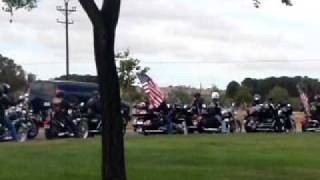 Family and Friends prepare for Anton Edward Cox's Military Honors