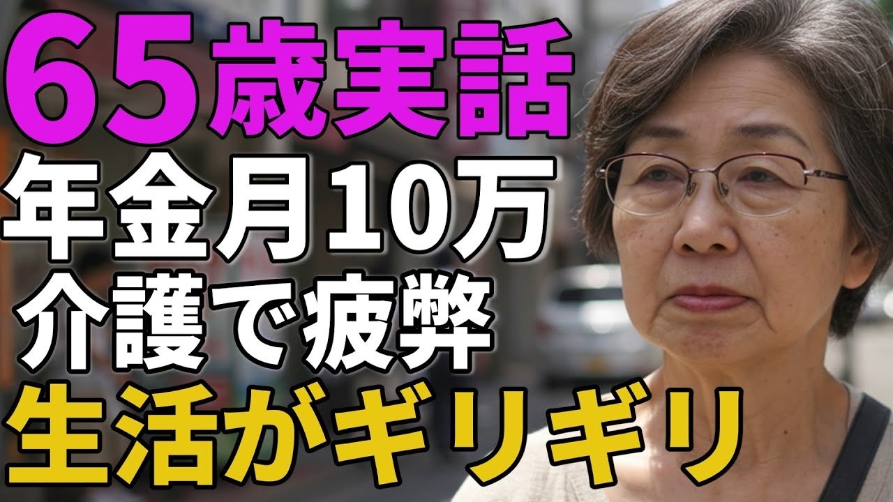 65歳女性。年金月10万、両親介護の疲弊。「生活はギリギリです」と告白。