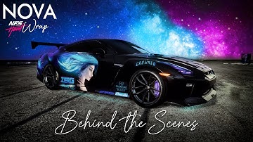 NOVA Wrap Creation Time-lapse Behind the Scenes NFS Heat Car Wrap Design Nissan GTR-35