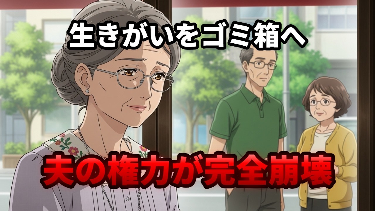 【69歳の覚悟】私の生きがいをゴミ箱に捨てたモラハラ夫。翌日、地域の集まりで夫が知った残酷な現実【修羅場】【感動】