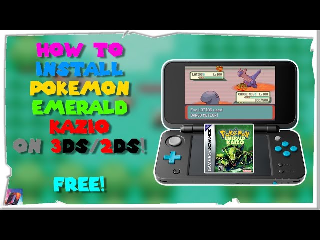 Pokemon Emerald Kaizo (Gameboy Advance GBA) Custom Fan made Hack