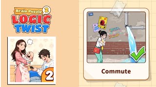 Brain Puzzle 2: Logic Twist Level 5 | commute Gameplay screenshot 1