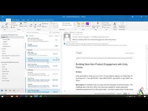 Video: Bagaimana cara membuka email di tab baru di Outlook?