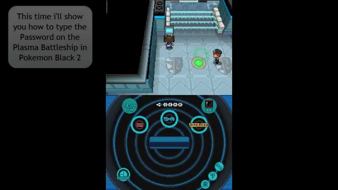 Pokemon Black 2 Password on Plasma Battleship YouTube