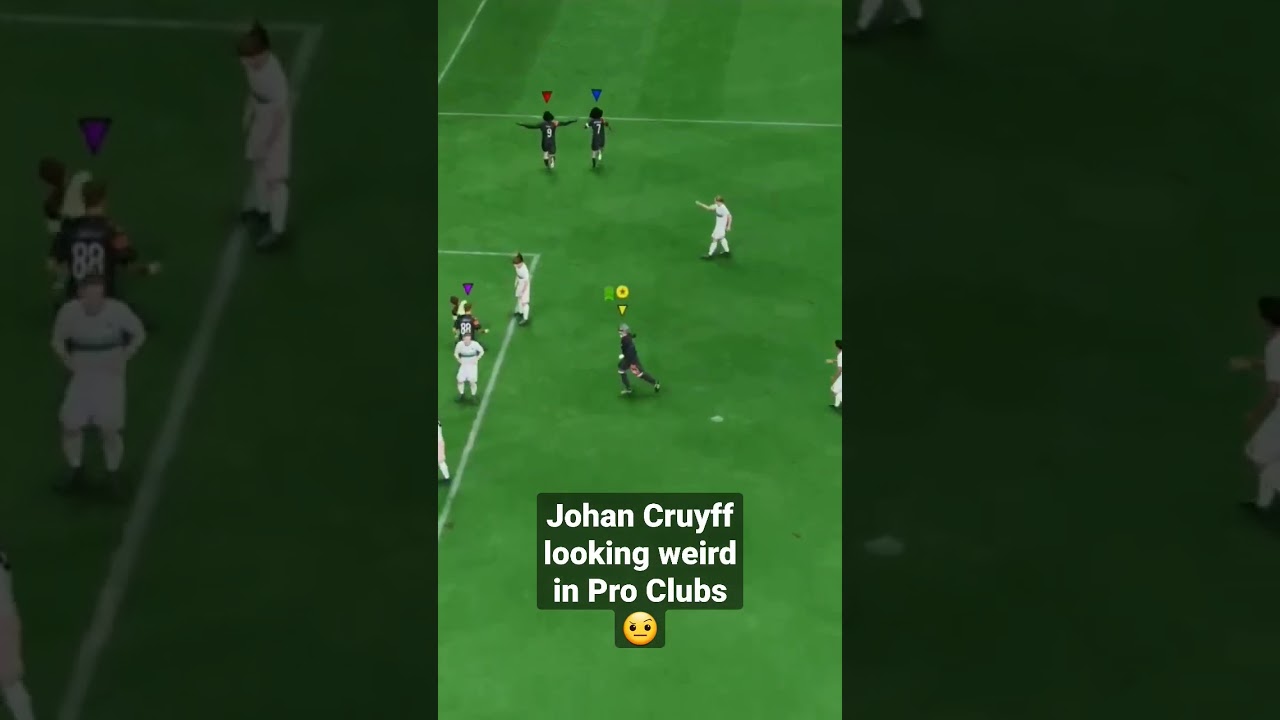 What am I seeing in Pro Clubs? That's the worst attempt at making Johan Cruyff 💀😭 Twitch:Cae_16