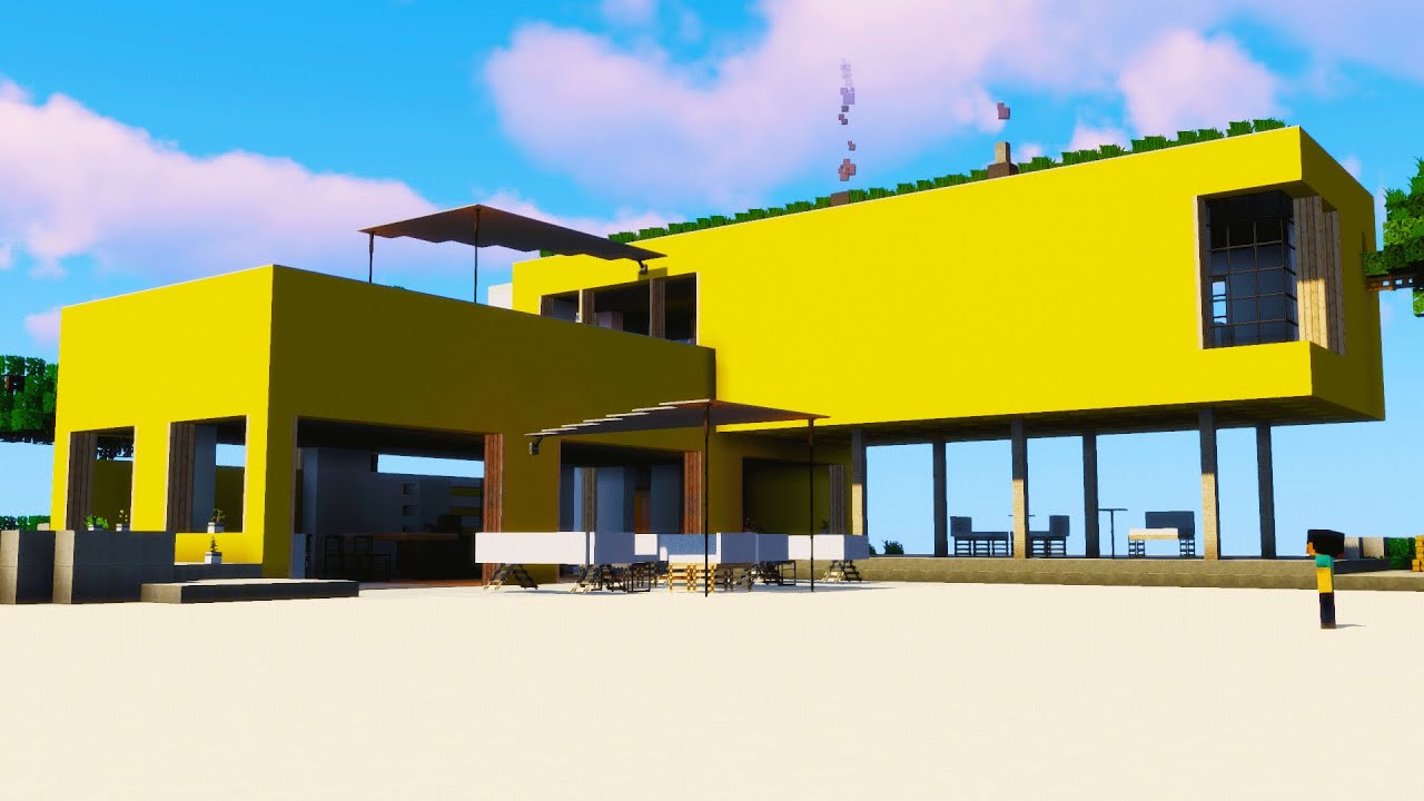 Minecraft Modern Beach Bar- Inspiration Series /w Keralis