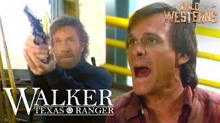 Walker, Texas Ranger | Walker Fights Oil Rig Infiltrators (ft. Chuck Norris) | Wild Westerns