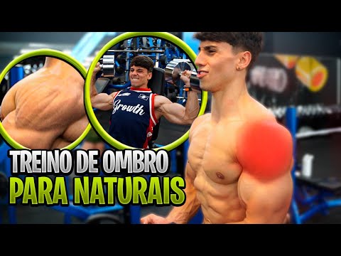 TREINO DE OMBROS DE UM NATURAL ALFREDO MOSTRA AS DICAS VALIOSAS