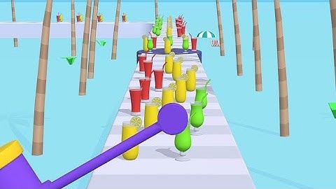 NOOB VS PRO VS HACKER VS GOD in Juice Run Android-Gameplay